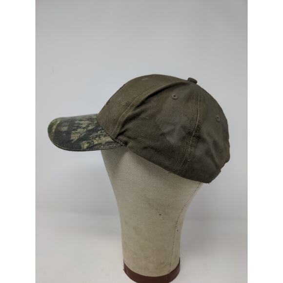 US Smokeless Tobacco Co Mossy Oak Camo Strapback Hat  Brown SEE DESC - Picture 4 of 10